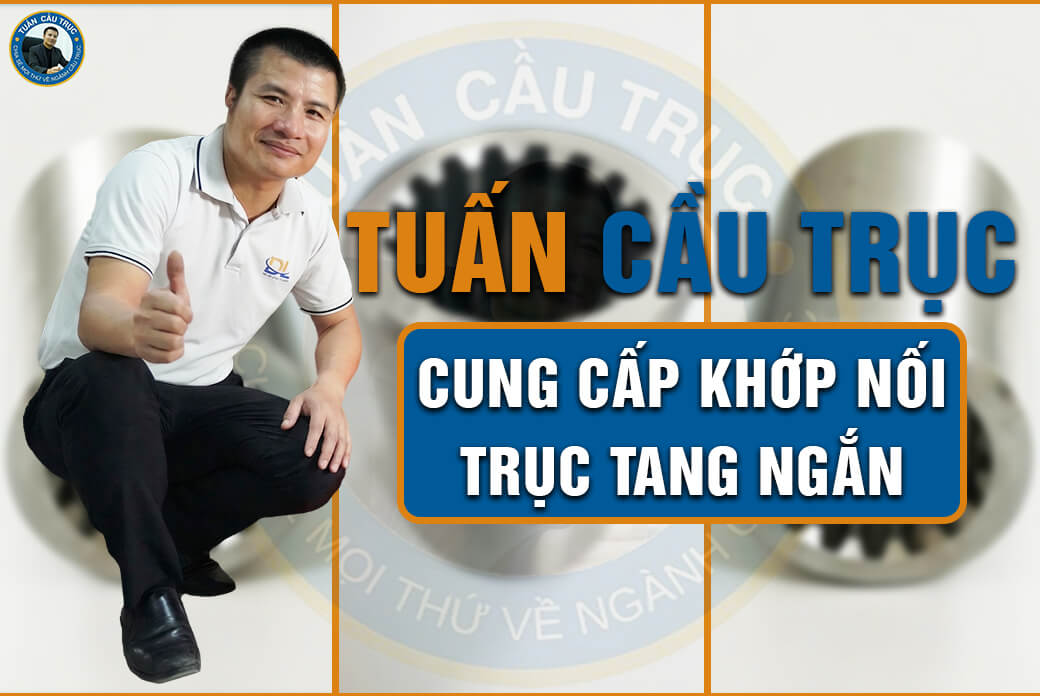 Tuấn Cầu Trục cung cấp khớp nối trục tang ngắn Tuấn Cầu Trục cung cấp khớp nối trục tang ngắn