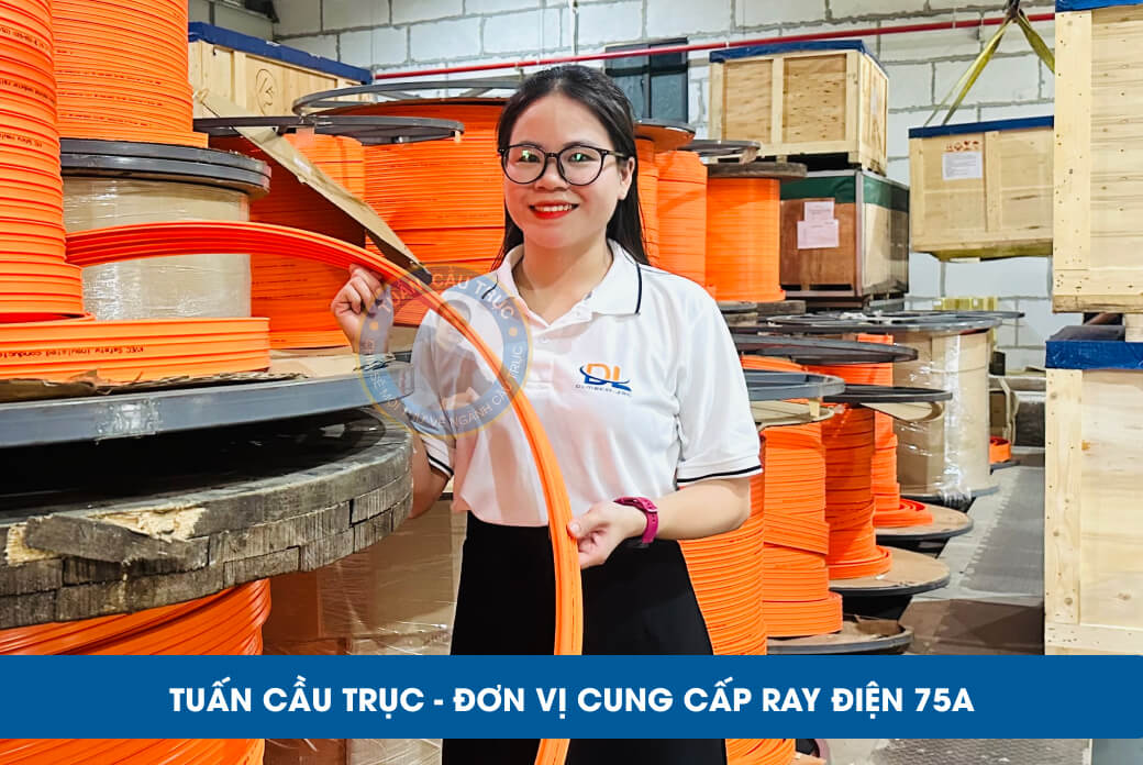 Tuấn Cầu Trục cung cấp ray điện 75A chính hãng Tuấn Cầu Trục cung cấp ray điện 75A chính hãng