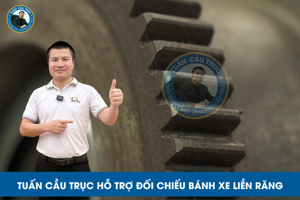 Tuấn Cầu Trục hỗ trợ đối chiếu bánh xe liền răng Tuấn Cầu Trục hỗ trợ đối chiếu bánh xe liền răng