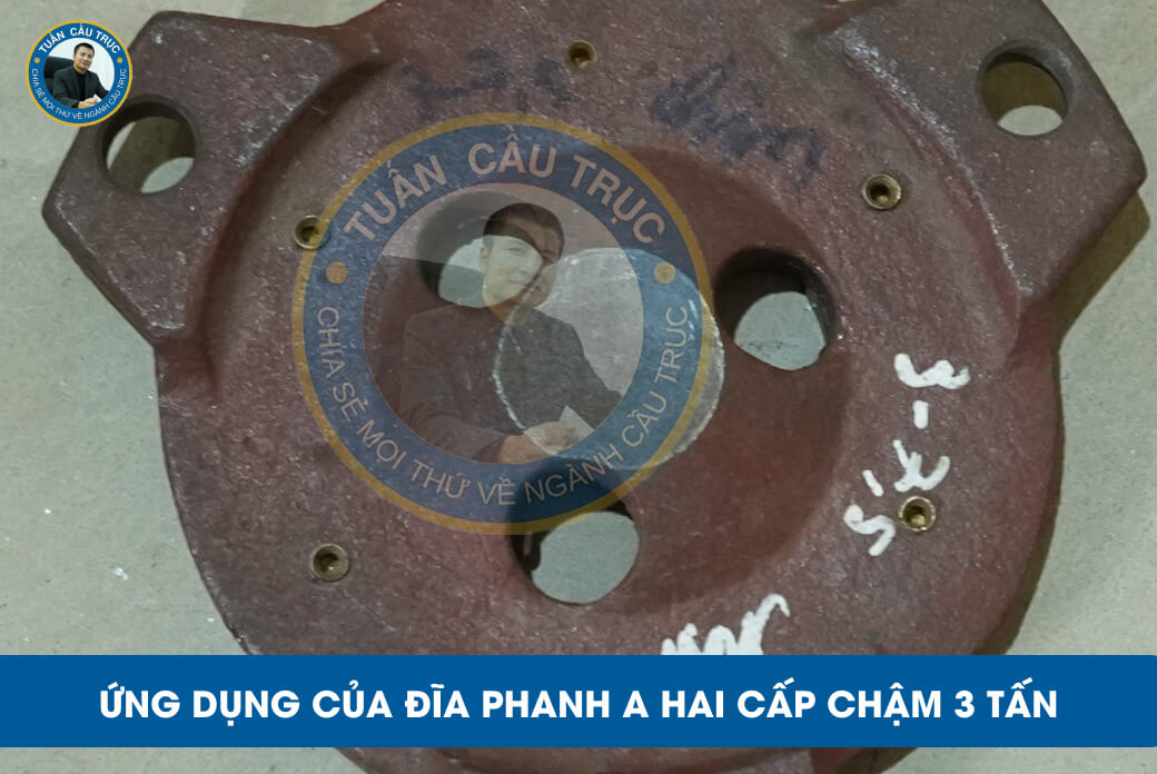 Ứng dụng của đĩa phanh A hai cấp chậm 3 tấn Ứng dụng của đĩa phanh A hai cấp chậm 3 tấn
