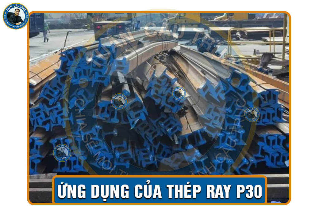 Ứng dụng của thép ray P30 Ứng dụng của thép ray P30