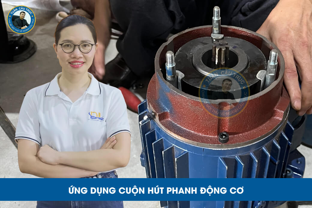 Ứng dụng cuộn hút phanh động cơ 0.75 kW Ứng dụng cuộn hút phanh động cơ 0.75 kW