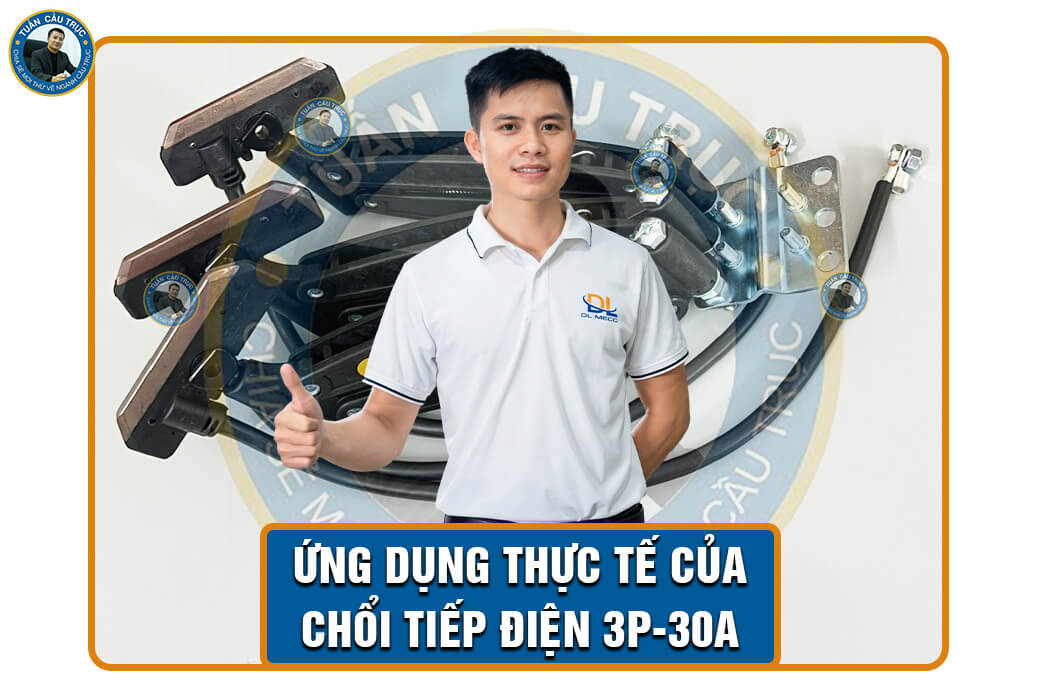 Ứng dụng thực tế của chổi tiếp điện 3P-30A Ứng dụng thực tế của chổi tiếp điện 3P-30A