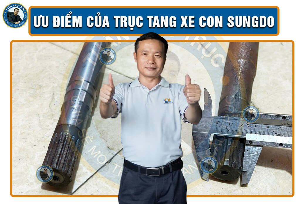 Ưu điểm của trục tang xe con Sungdo Ưu điểm của trục tang xe con Sungdo