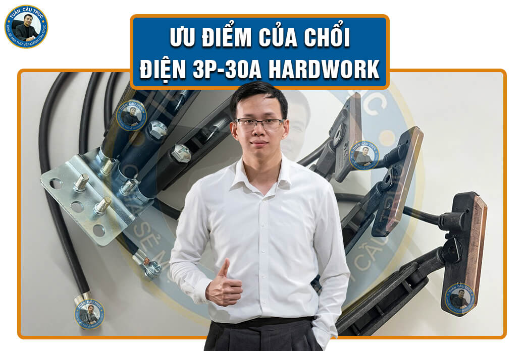 Ưu điểm của chổi điện 3P-30A Hardwork Ưu điểm của chổi điện 3P-30A Hardwork