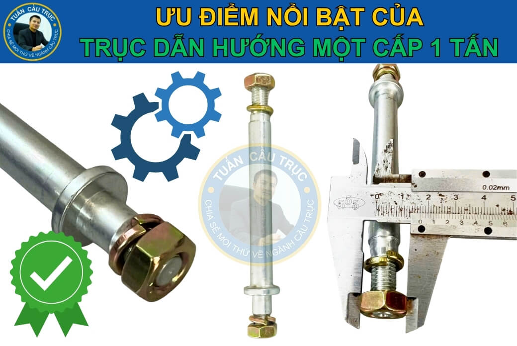 Ưu điểm của trục dẫn phanh một cấp 1 tấn Ưu điểm của trục dẫn phanh một cấp 1 tấn