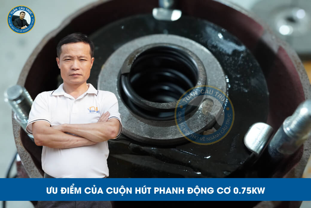 Ưu điểm của cuộn hút phanh động cơ 0.75kW Ưu điểm của cuộn hút phanh động cơ 0.75kW