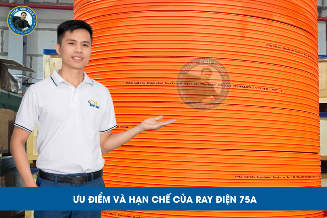 Ưu điểm và hạn chế của ray điện 75A Ưu điểm và hạn chế của ray điện 75A