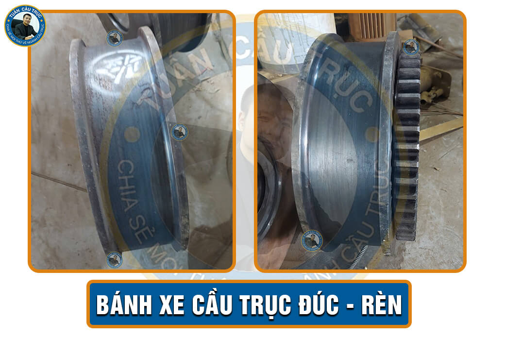 Bánh xe cầu trục đúc - rèn Bánh xe cầu trục đúc - rèn