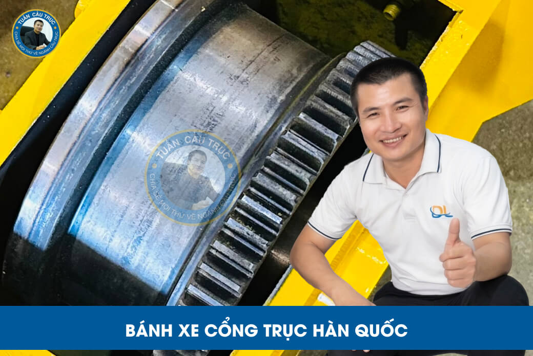 Bánh xe cổng trục Hàn Quốc Bánh xe cổng trục Hàn Quốc
