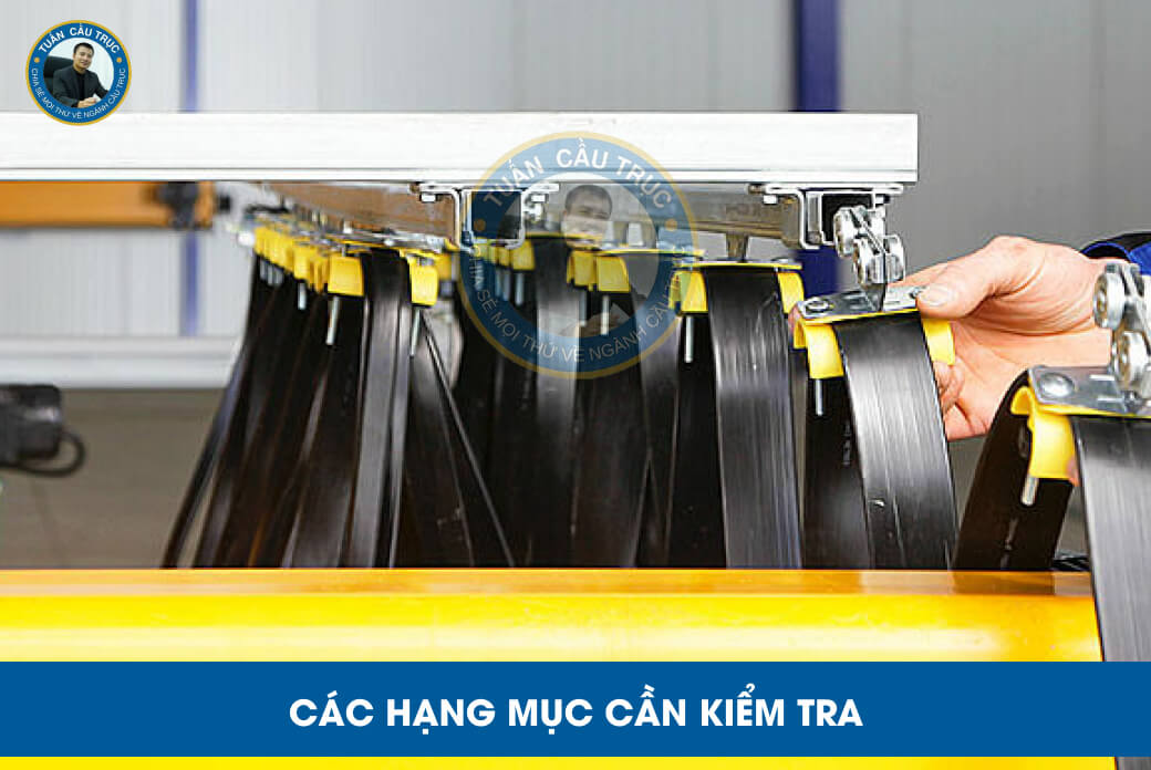 Các hạng mục cần kiểm tra Các hạng mục cần kiểm tra
