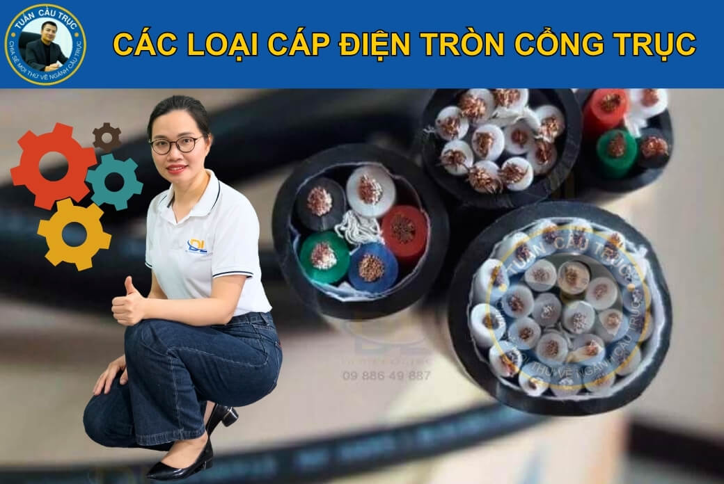Các loại cáp điện tròn cổng trục Các loại cáp điện tròn cổng trục