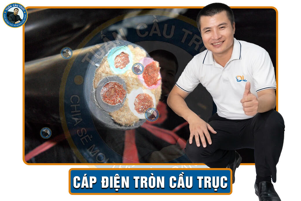 Cáp điện tròn cầu trục Cáp điện tròn cầu trục