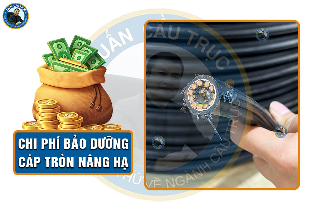 Chi phí bảo dưỡng cáp tròn nâng hạ Chi phí bảo dưỡng cáp tròn nâng hạ