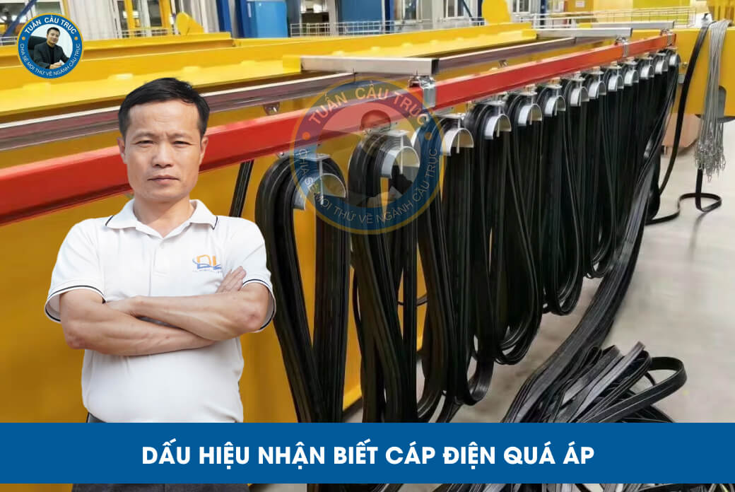 Dấu hiệu nhận biết cáp điện quá áp Dấu hiệu nhận biết cáp điện quá áp