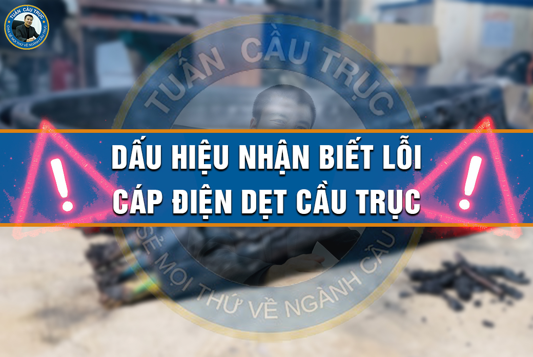 Dấu hiệu nhận biết lỗi cáp điện dẹt cầu trục Dấu hiệu nhận biết lỗi cáp điện dẹt cầu trục