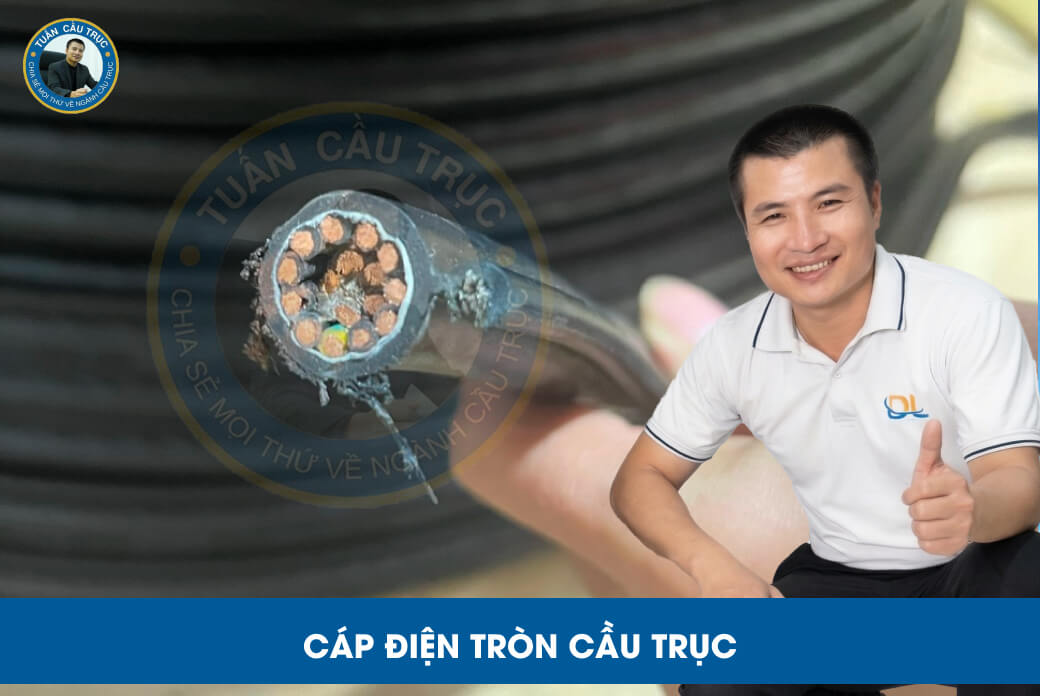 Cáp điện tròn cầu trục Cáp điện tròn cầu trục