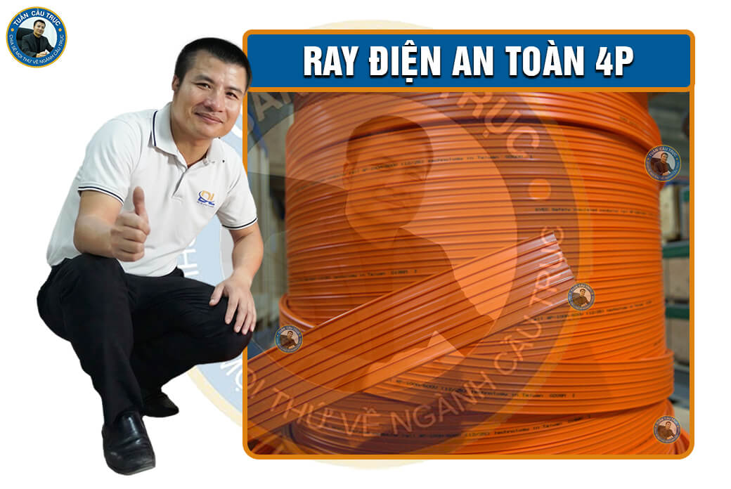 Ray điện an toàn 4P Ray điện an toàn 4P