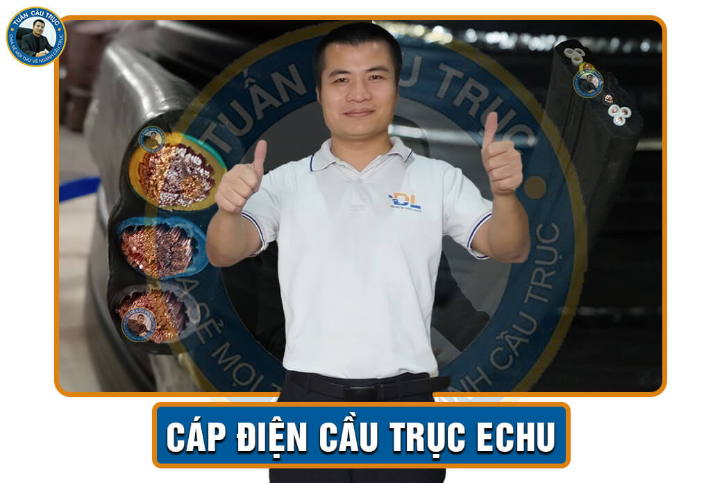 Cáp điện cầu trục ECHU Cáp điện cầu trục ECHU
