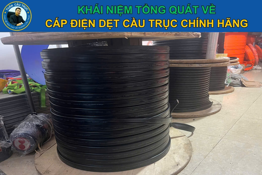 Cáp điện dẹt cầu trục chính hãng là gì? Cáp điện dẹt cầu trục chính hãng là gì?