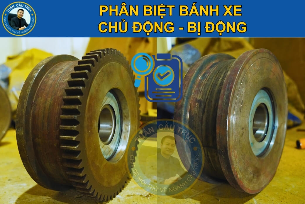 Phân biệt bánh xe chủ động - bị động Phân biệt bánh xe chủ động - bị động