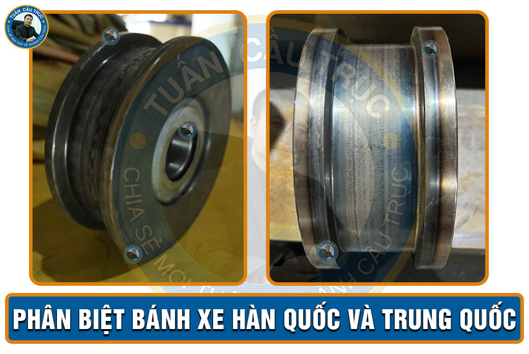 Phân biệt bánh xe Hàn Quốc và Trung Quốc Phân biệt bánh xe Hàn Quốc và Trung Quốc