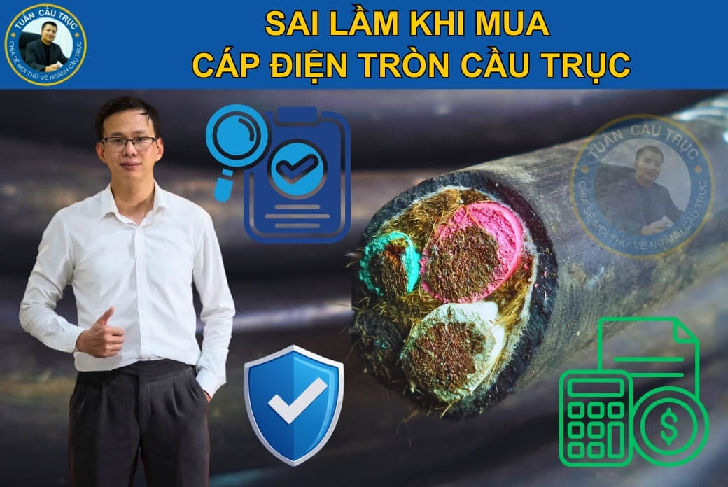 Sai lầm khi mua cáp điện tròn cầu trục Sai lầm khi mua cáp điện tròn cầu trục