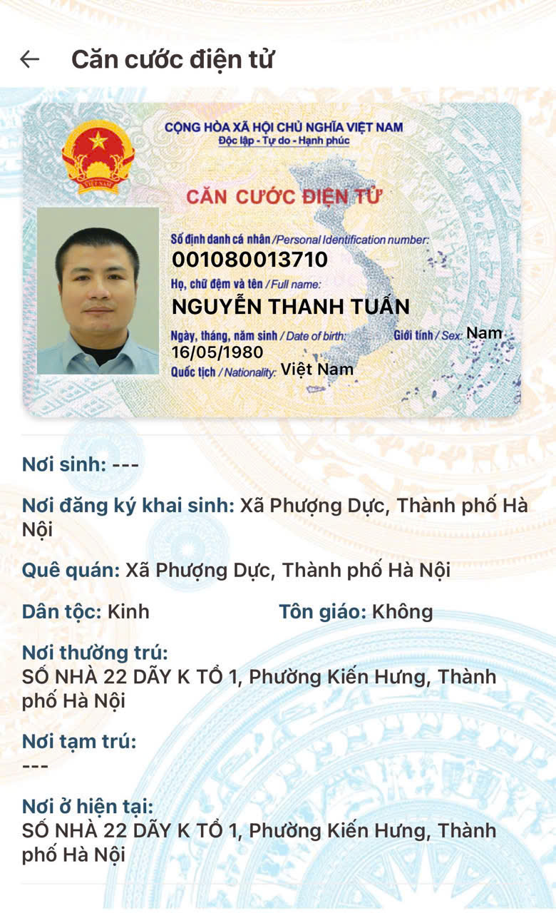 Thông tin cá nhân của Nguyễn Thanh Tuấn sở hữu thương hiệu Tuấn Cầu Trục tại Kiến Hưng - Hà Nội Thông tin cá nhân của Nguyễn Thanh Tuấn sở hữu thương hiệu Tuấn Cầu Trục tại Kiến Hưng - Hà Nội