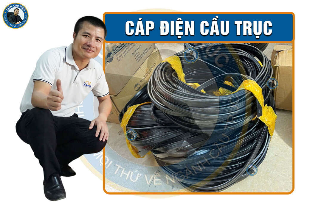 Cáp điện cầu trục Cáp điện cầu trục