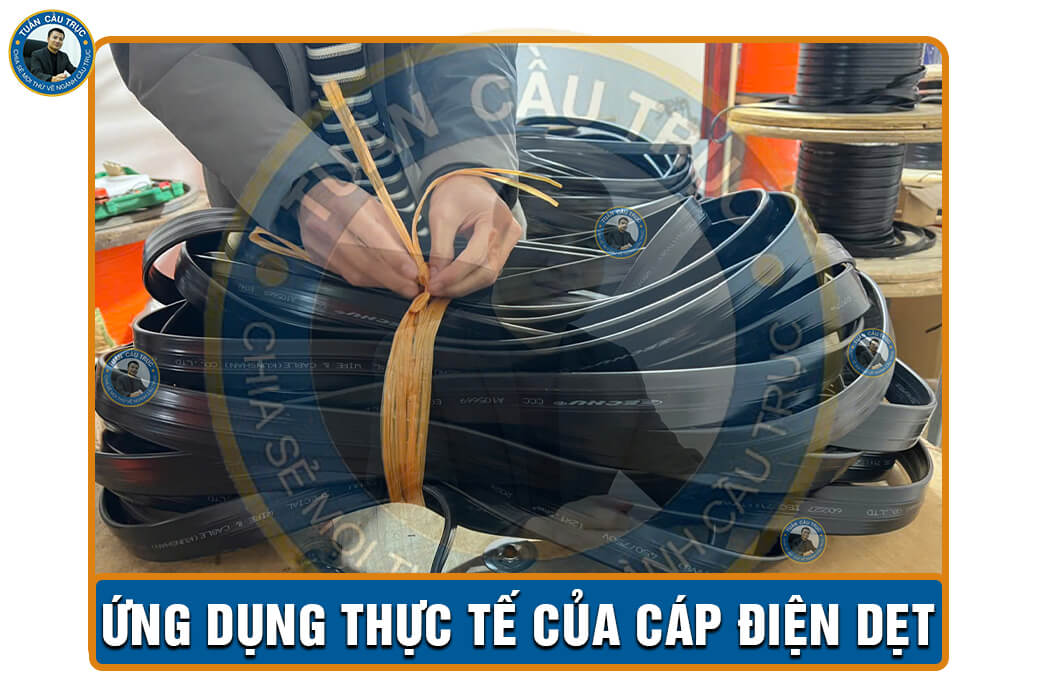 Ứng dụng thực tế của cáp điện dẹt Ứng dụng thực tế của cáp điện dẹt